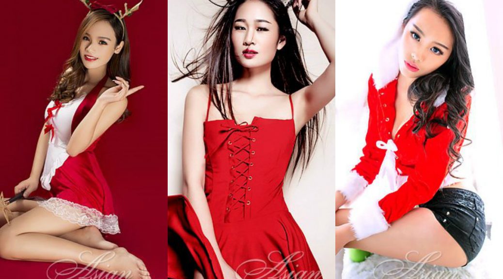 Gorgeous Asian Ladies In Their Head-Turning Christmas Outfits