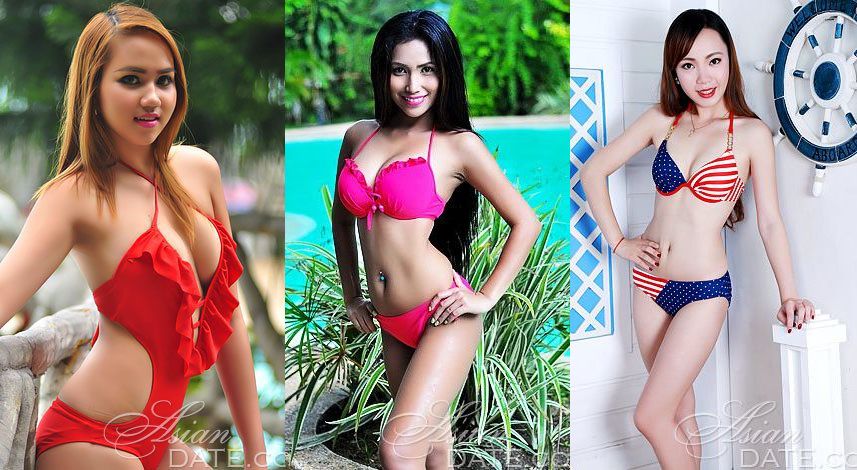 These Asian beauties have the perfect bikini bodies.